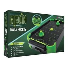Mini Neon Air Hockey Table