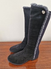 STUART WEITZMAN  BLACK SUEDE