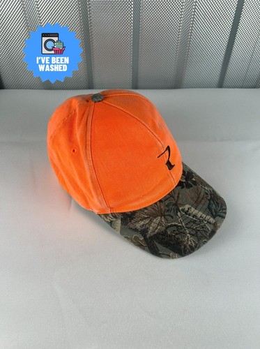 Orange realtree camo cap - camo,