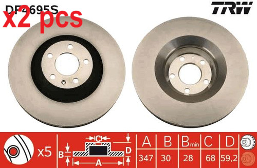 Pcs sides fits audi a6 - x2,