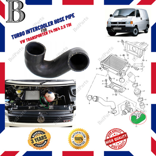 Turbo intercooler hose - turbo, pipe