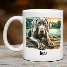 Personalised Weimaraner Dog