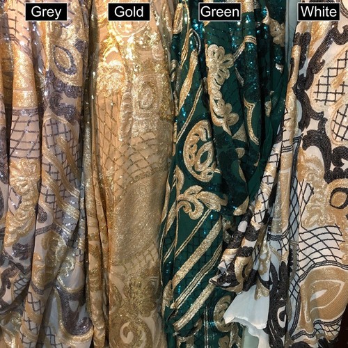 Baroque sequin lace fabric - baroque,