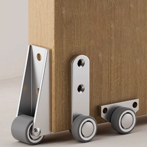 Wooden door support pulley - door,