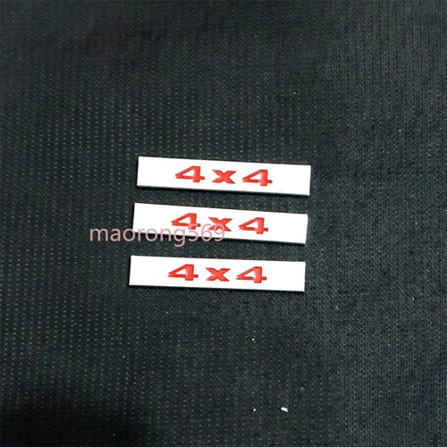 Silver red chrome 4x4 small - 4x4,
