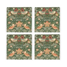 Green Strawberry Thief Ceramic