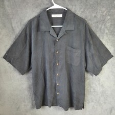 Tommy Bahama Shirt Men L Black