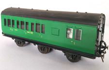 O Gauge EXLEY  Six Wheel Passenger Brake Coach - Metal + Wood Construction