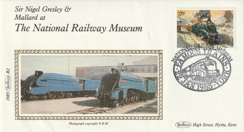 1985 famous trains 17p - famous, only