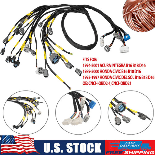Tucked engine wiring - tucked,