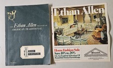Ethan Allen Treasury 66th Edition Furniture Catalog 1965 w/Newspaper Sale Ad