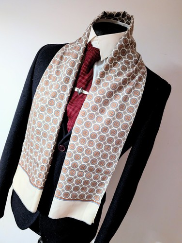 Men vintage geometric white - men's,