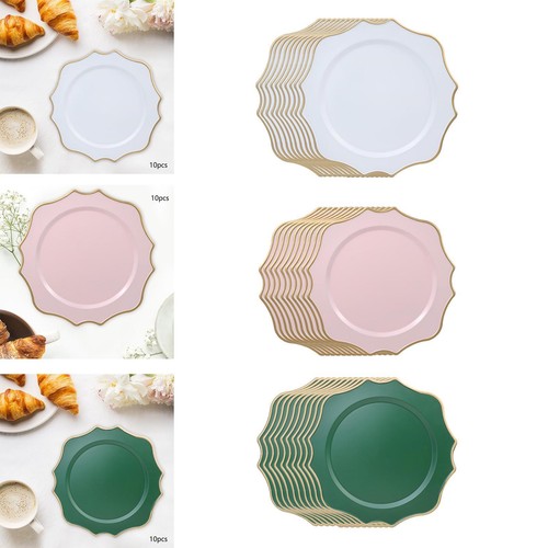 10pcs charger service plates - 10pcs,