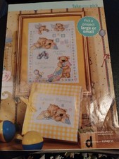 Teddy Birth Sampler Cross