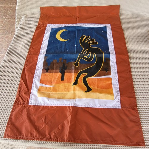 Kokopelli garden flag 41x27 - flag, 41x27"