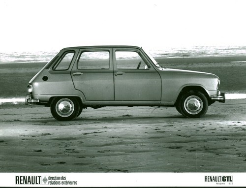 Vintage press photo renault - renault, 6