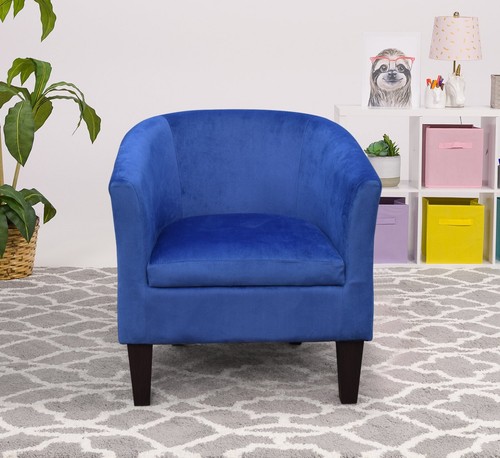Brushed velvet tub chair - brushed,