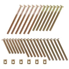 102 pcs Baby Bed Crib Screws Bolts Screws Barrel Nuts Assortment Kit Baby Bed