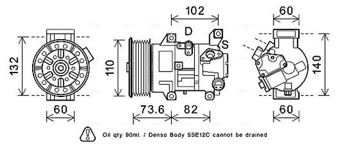 Air conditioning compressor - , r