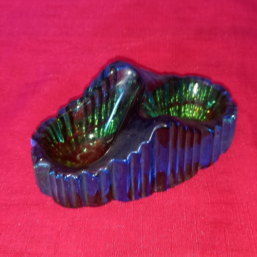 Victorian blue green glass - green,