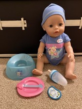 Zapf Creation Baby Born Interactive Doll Boy 17"