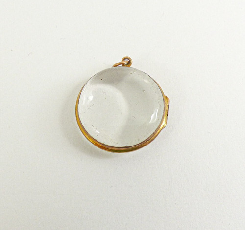 18ct gold rock crystal - 18ct,