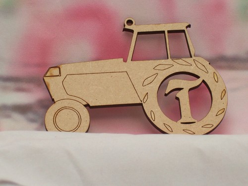 Personalised tractor shape - tractor,