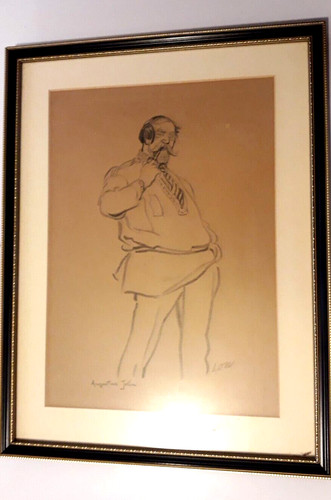 Framed portrait augustus john - framed,