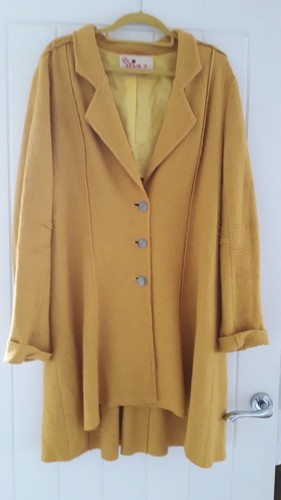 Quirky yellow boiled - , wool