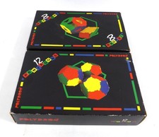2 x Vintage Polydron Creative Construction Sets Rhombi/Hexagons/Pentagons Boxed