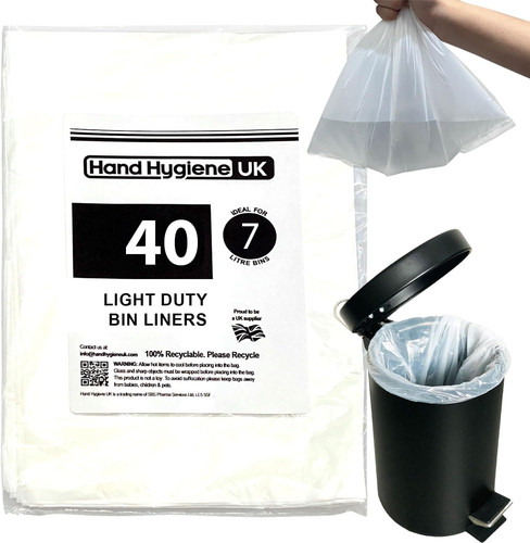 Pedal bin liners count - 7l,
