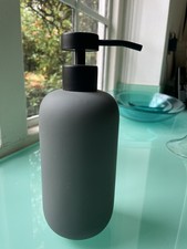Habitat Soft Touch Grey & Black Soap Dispenser