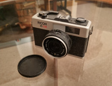 RICOH 35 FM Compact 35mm Film Camera Silver and Black