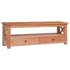 TV Cabinet 115x30x40 cm Solid Mahogany Wood vidaXL