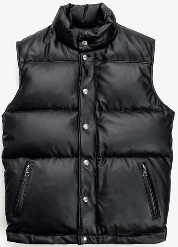 Schott nyc men black leather - men's,