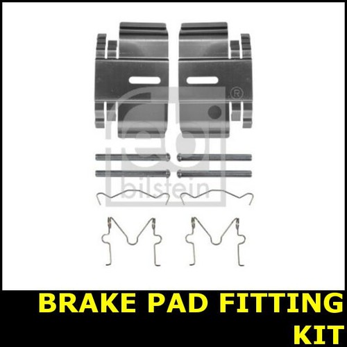 Brake pad fitting kit - fitting, rear
