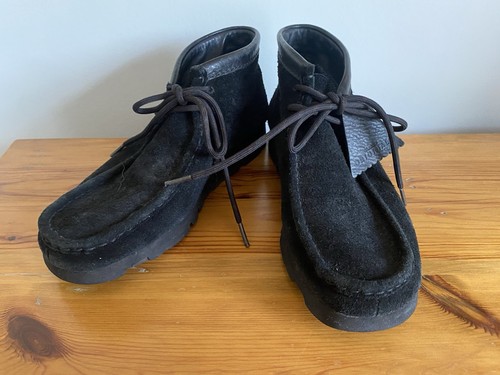 Clarks originals black suede - clarks,