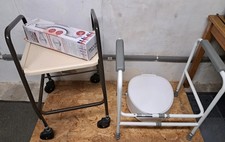 Elderly,Disabled,Mobility- Walker trolley,Toilet Frame & Raised Seat,Grab Handle