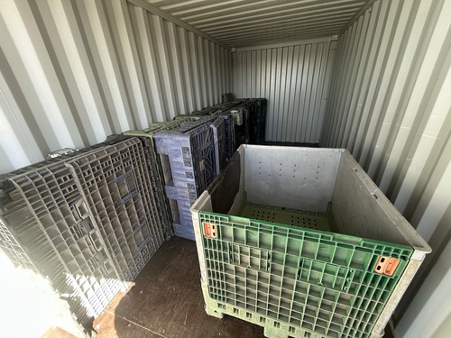 10x large folding pallet box - 10x,