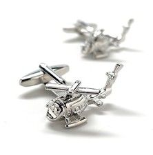 Huey Helicopter Cufflinks