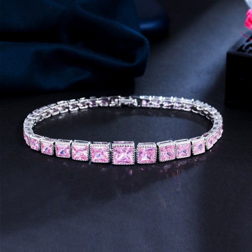 Top white gold plated pink - top,