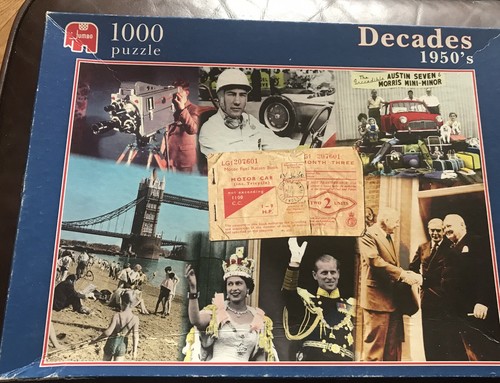 Jumbo decades 1950 jigsaws - decades,