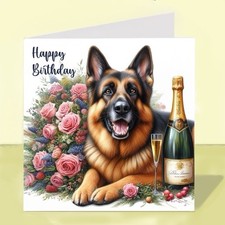 German Shepherd Dog Birthday