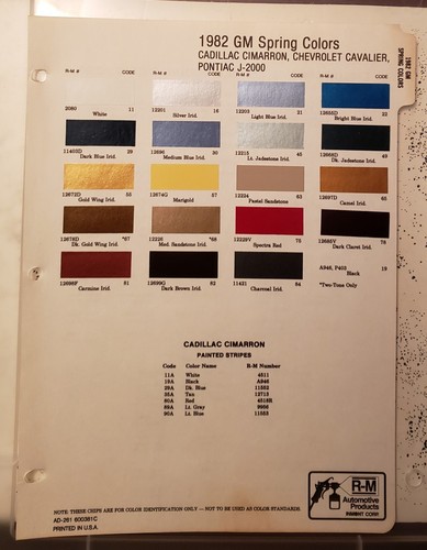 1982 spring colors cimarron - spring,