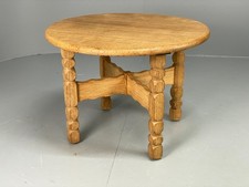 Vintage Oak Side Table Danish