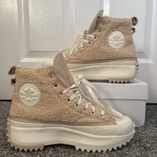 Ladies Beige & Cream Converse