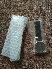 Bnip Geneva Ladies Blue Dial Watch with Black Strap