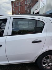Vauxhall Corsa D Door Passengers Nearside Rear Glacier White Z474 5 Door 2006-14