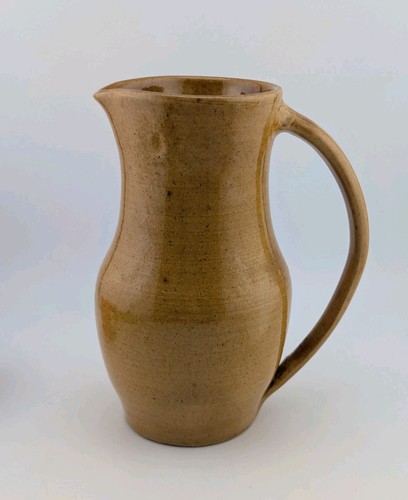 Vintage stoneware pitcher - stoneware,