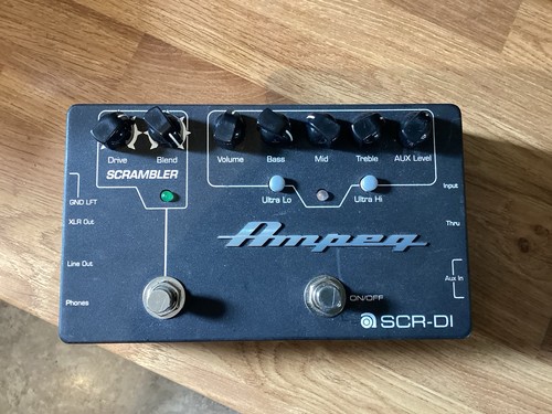 Ampeg scr bass preamp pedal - scr-di,
